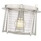 Z-Lite Cape Harbor Pendant, 1-Light, 13 In.W x 9 In.H, Brushed Nickel/Water hammered 7503P13-BN - alternate 5